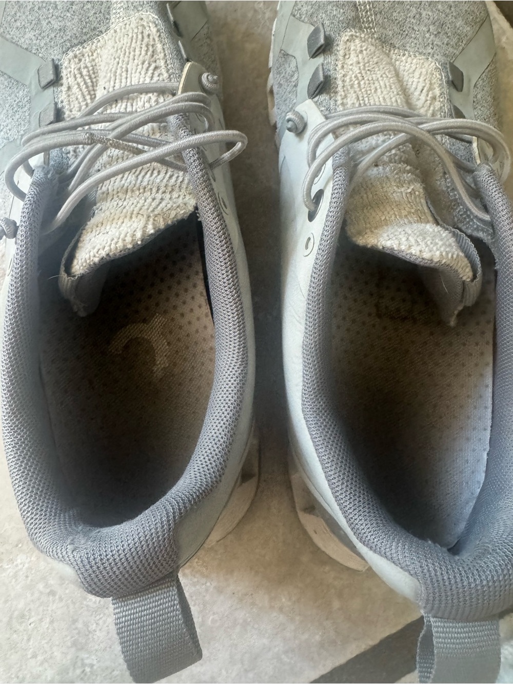 On Cloud Terry Running Shoes Grey Neutral | Women's Size 7.5⁠ - Picture 6 of 9
